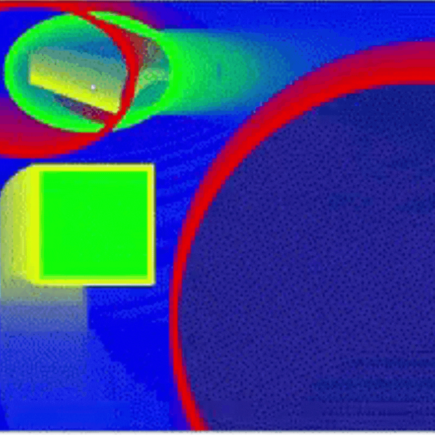 I continued to experiment, and I liked the effect when objects moved forward and then backward.